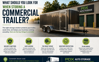 What Should You Look for When Storing a Commercial Trailer?