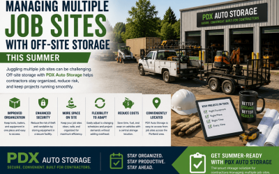 Managing Multiple Job Sites with Off-Site Storage This Summer
